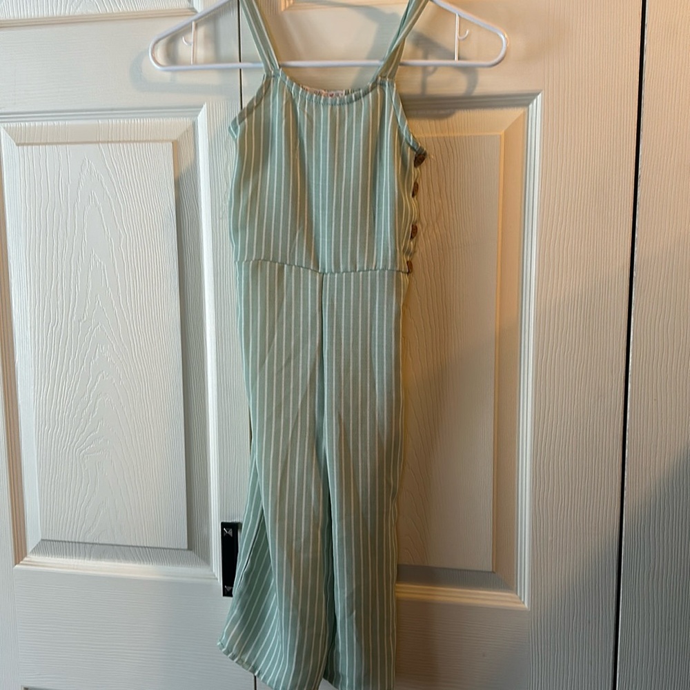 Sunset Sky green stripe Jumper